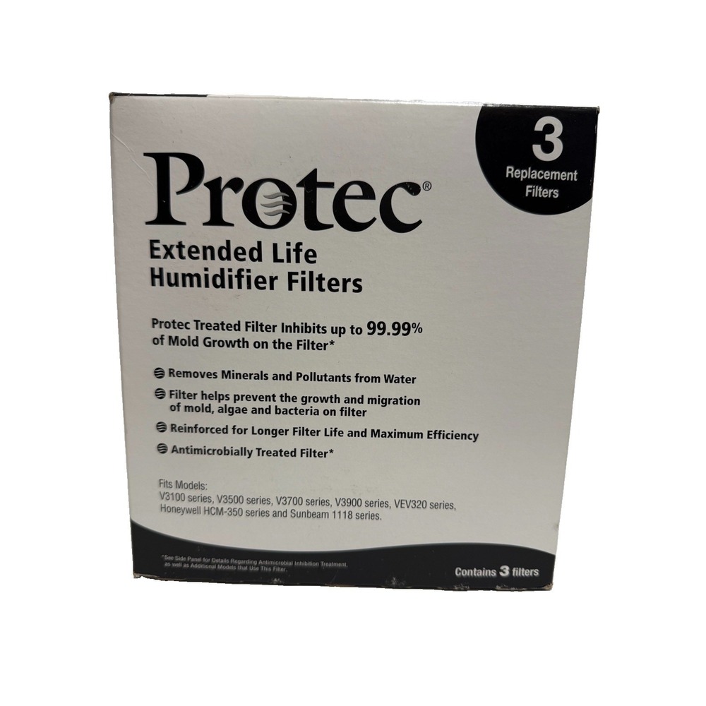 3 Pack Protec PWF2AM Humidifier Wick Drum Filter Replacements